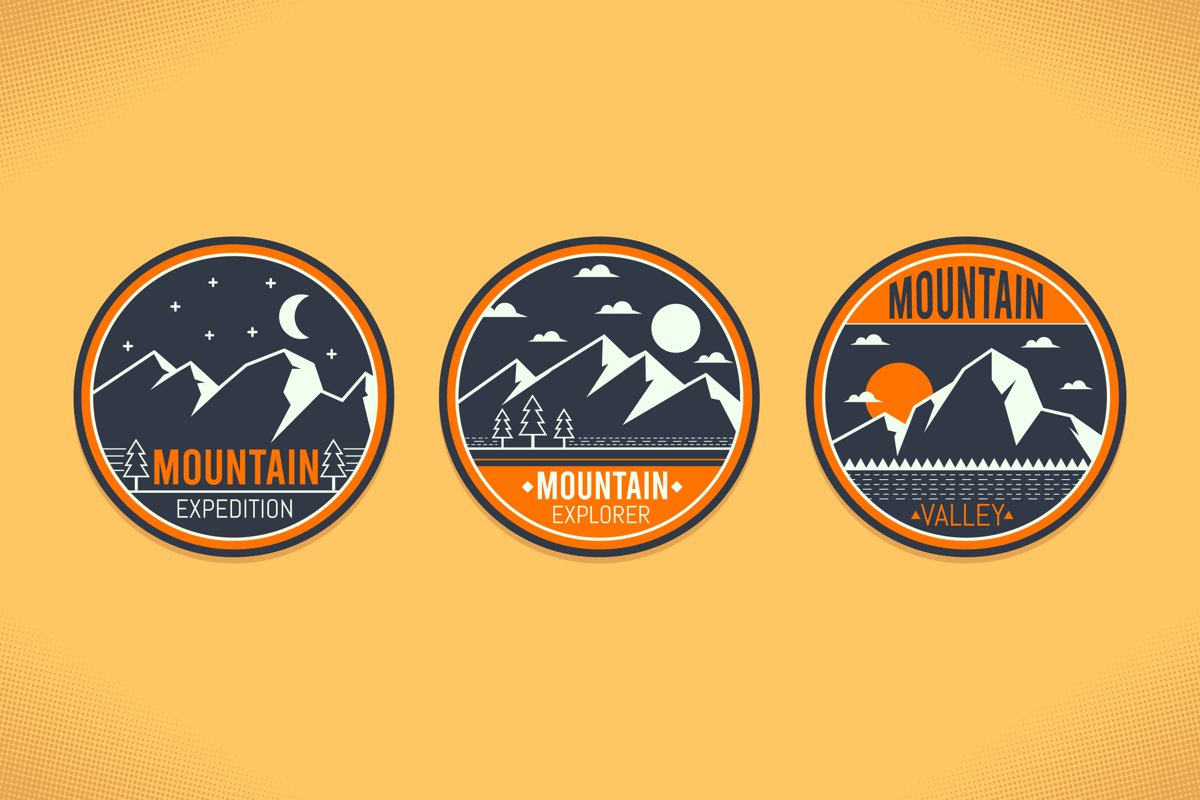 Snow Mountain Labels example image 1