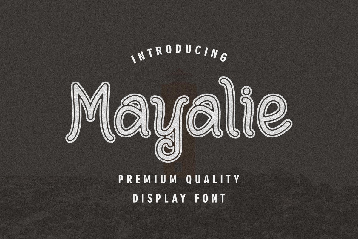 Mayalie - Display Font example image 1