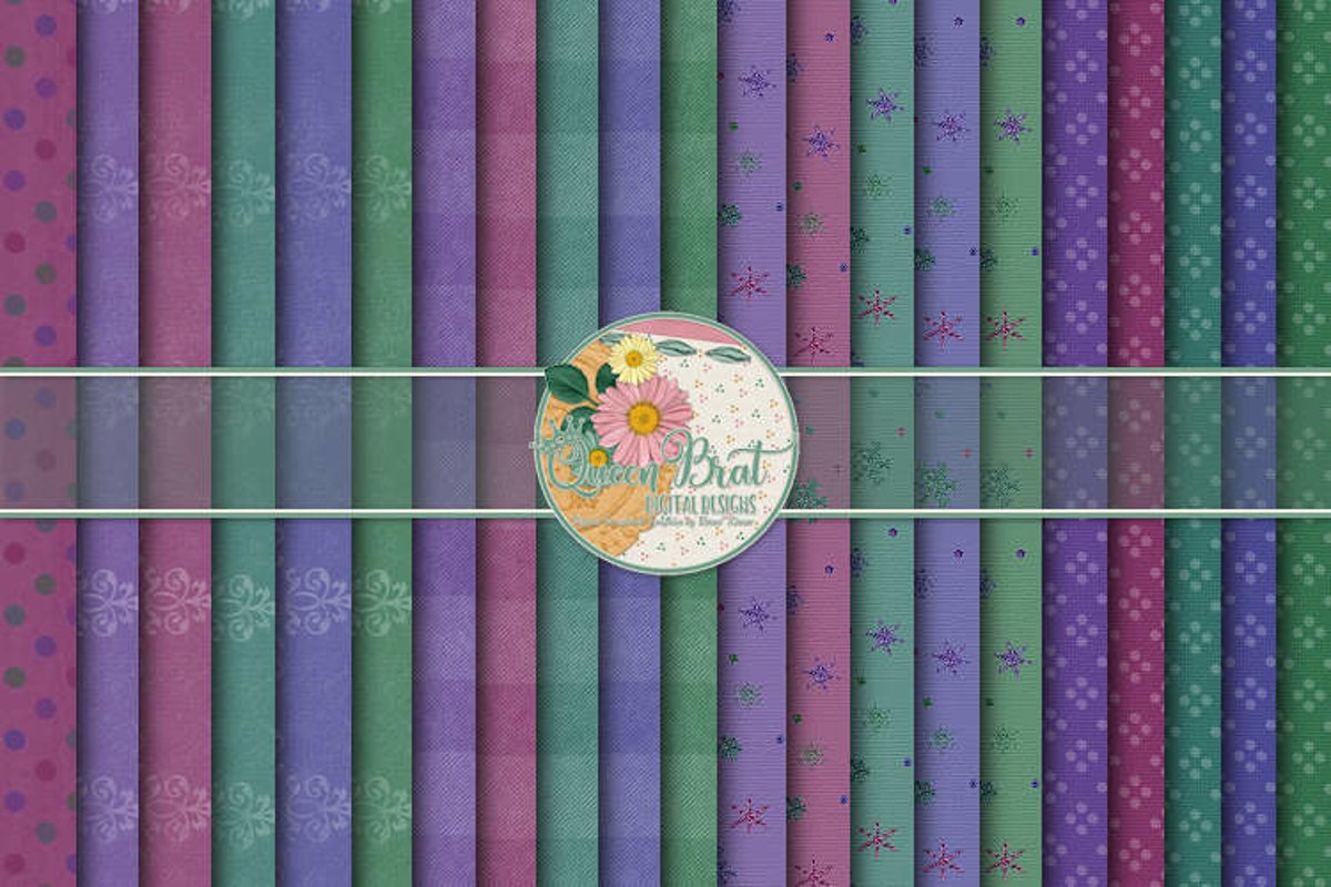 Berry Grungy Papers example image 1