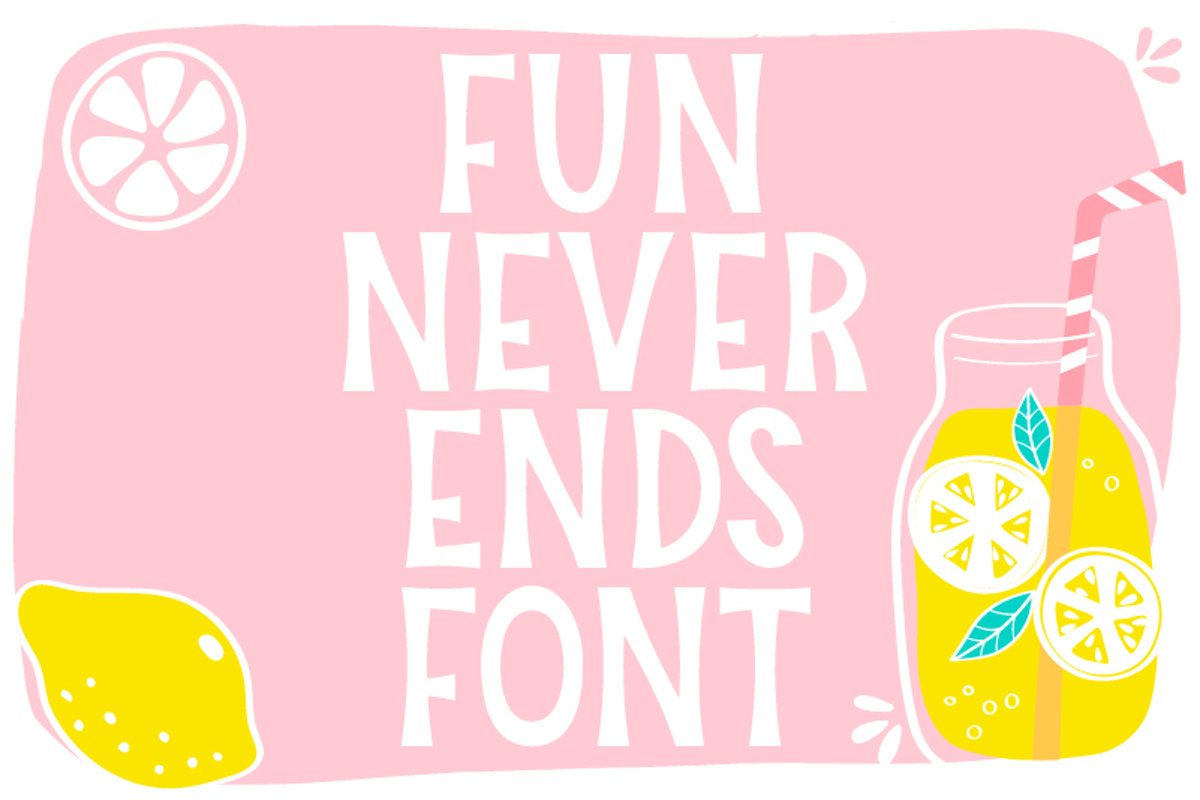 Fun Never Ends Font example image 1