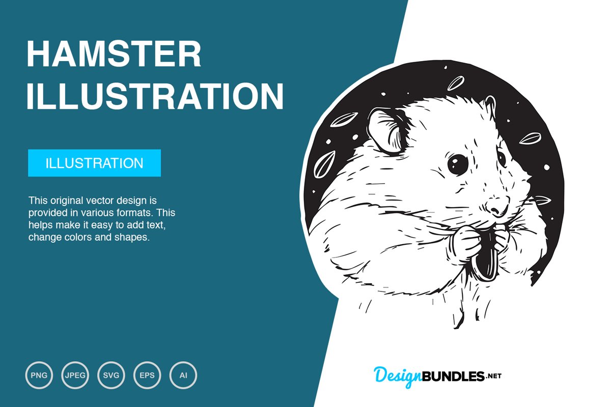 Hamster Vector Illustration example image 1