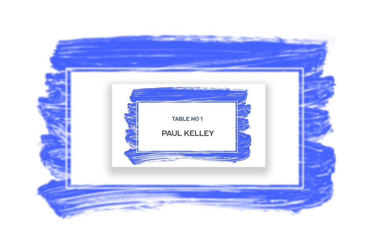 Acrylic Brush Strokes Template Background example image 1