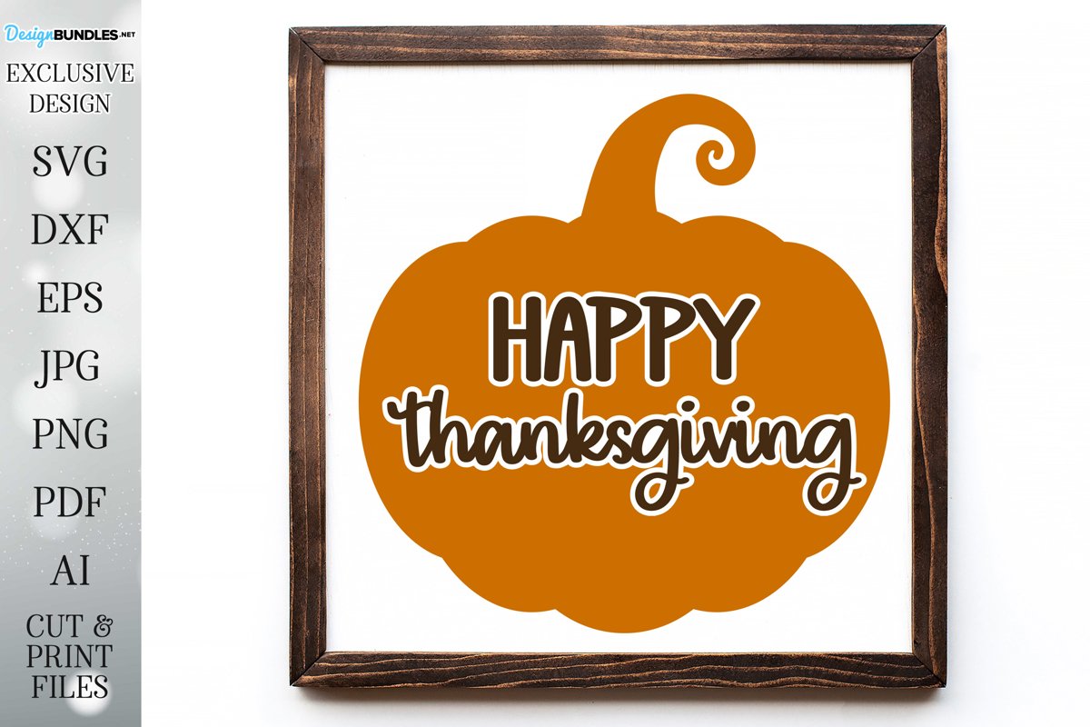 Happy Thanksgiving - Autumn / Fall Design example image 1