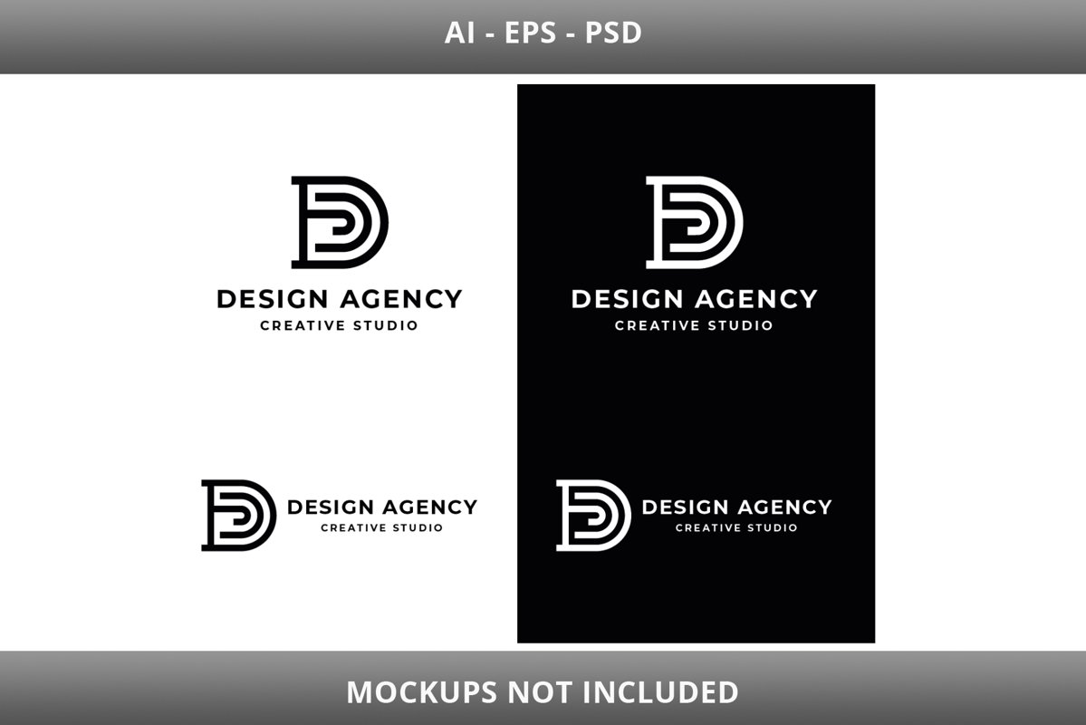 Design Agency Letter D Logo example image 1