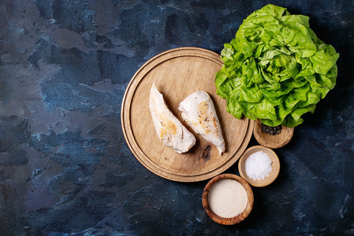 Ingredients for making caesar salad example image 1