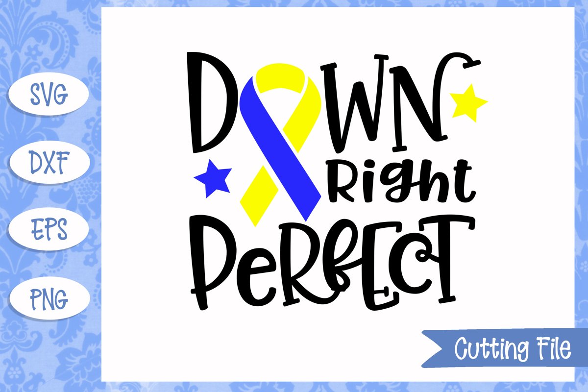 Down right perfect SVG File example image 1