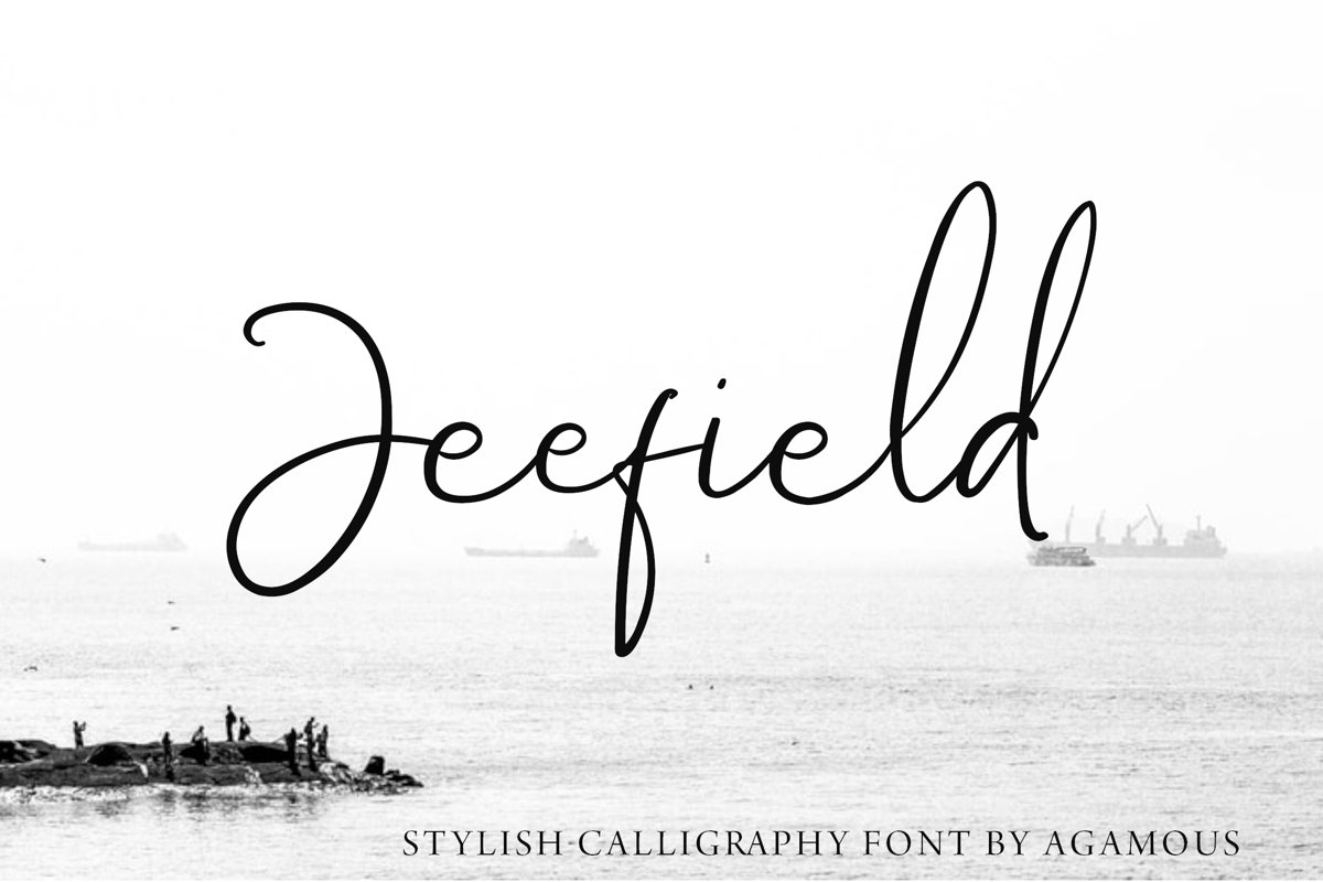 Jeefield Font example image 1