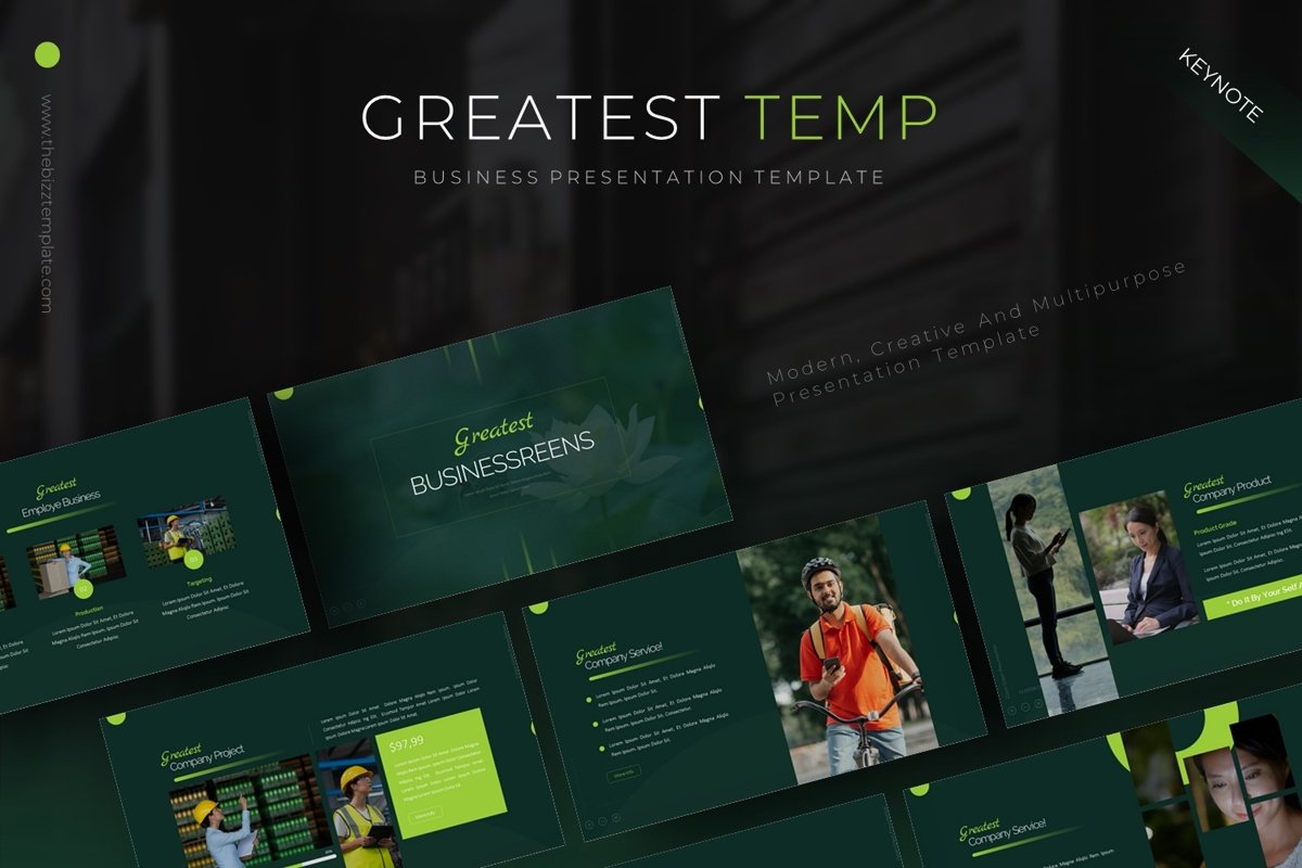 Greatest - Keynote Template example image 1