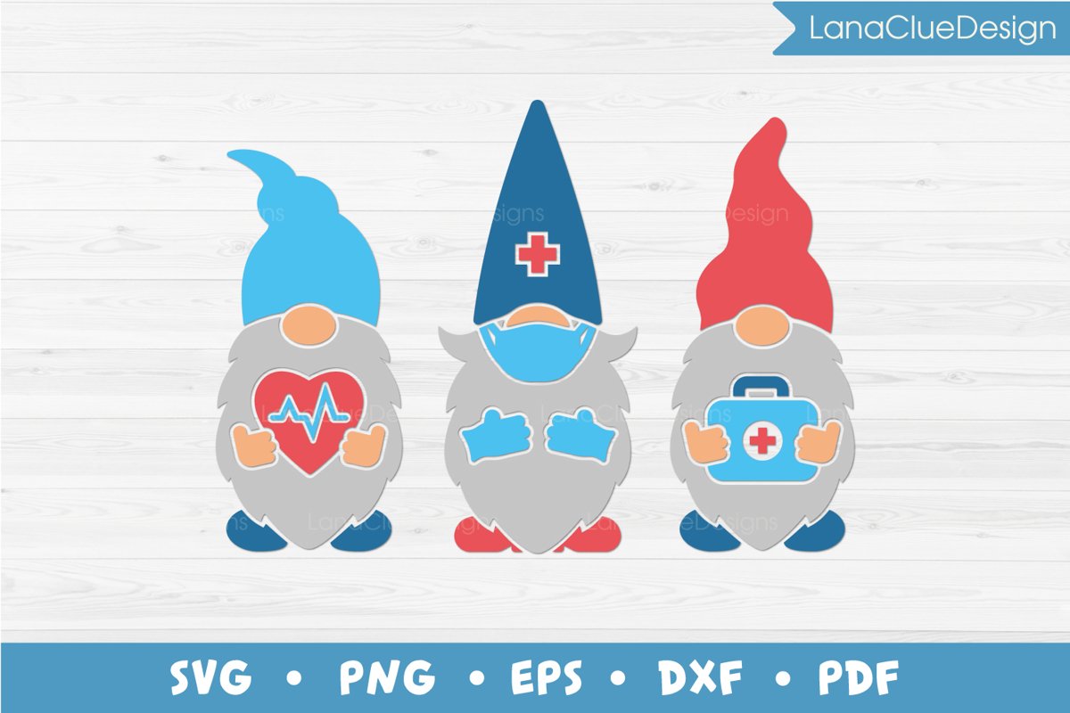 Medical Gnomes SVG example image 1