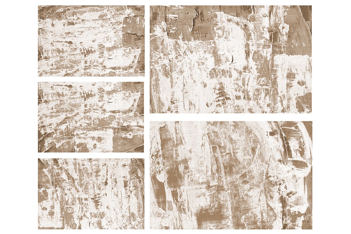 Set of 5 images. Abstract art background. Acrylic painting example image 1