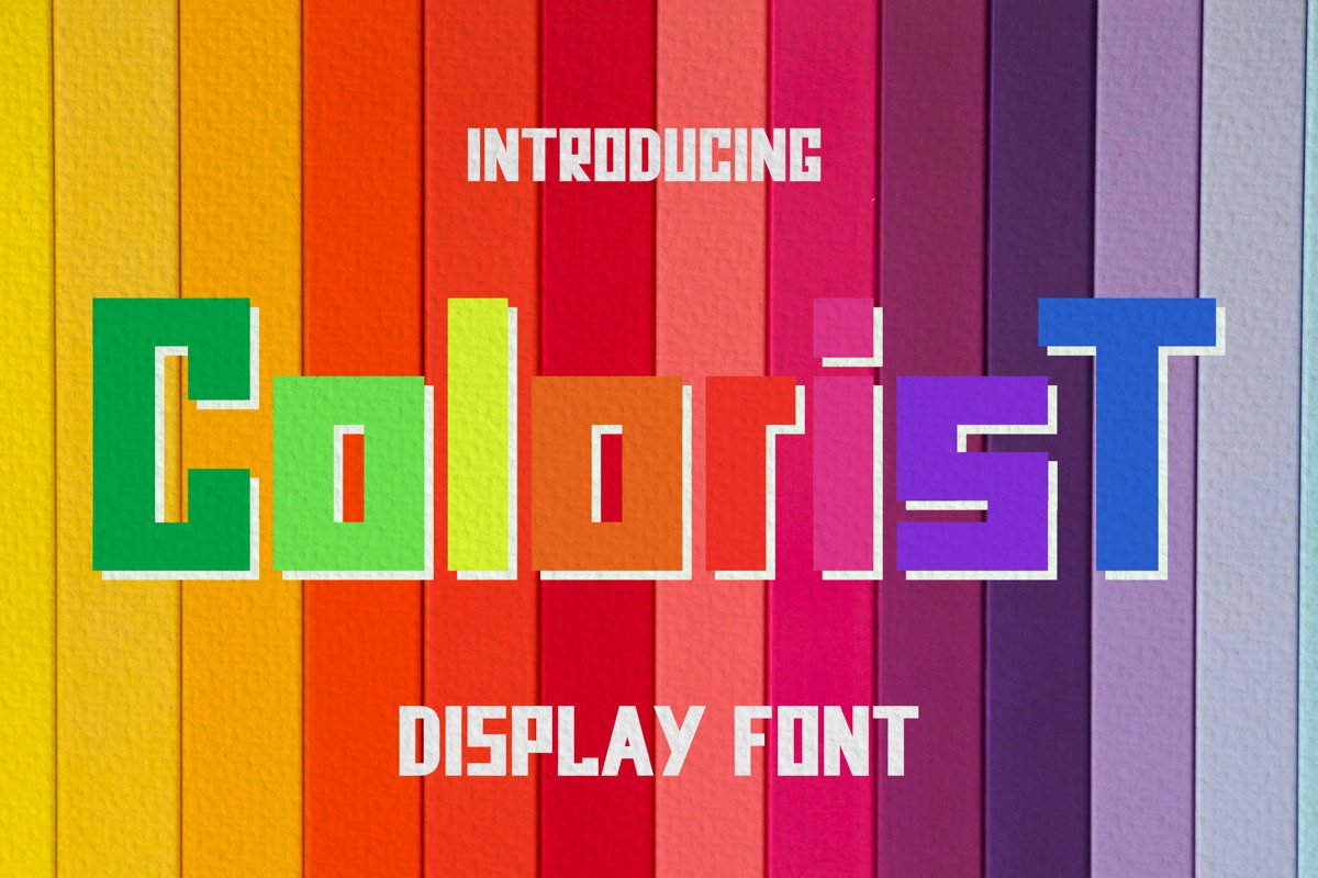 Colorist Font example image 1
