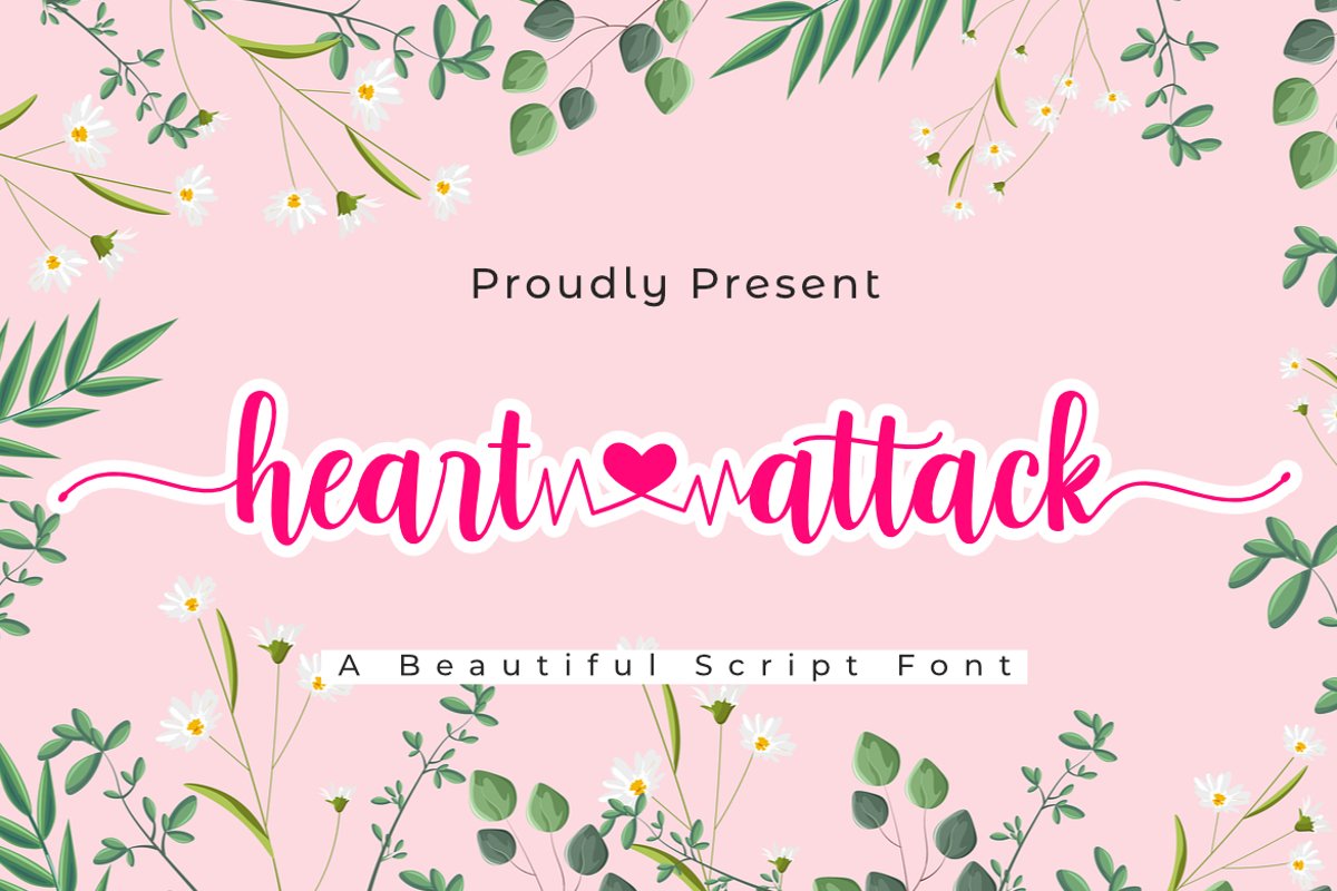 Heart Attack | A Lovely Script Fpnt example image 1