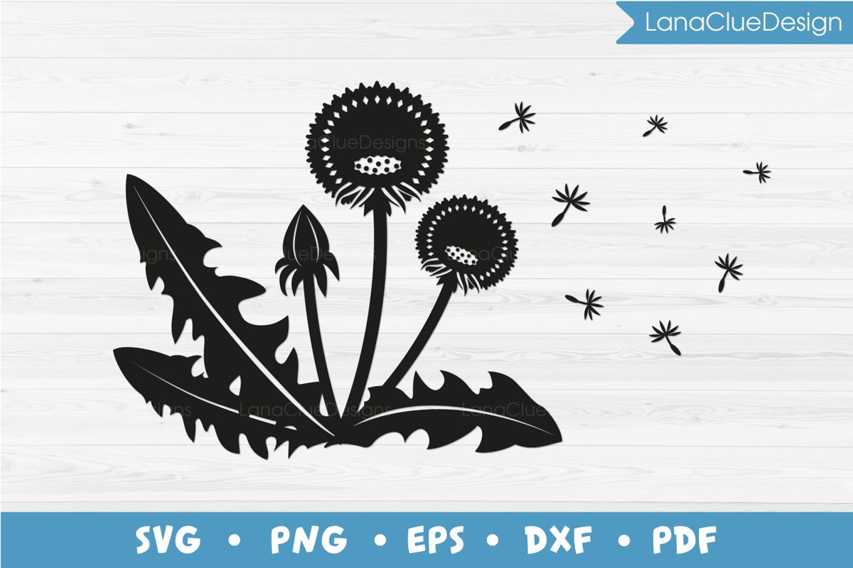 Dandelions SVG Cut File example image 1