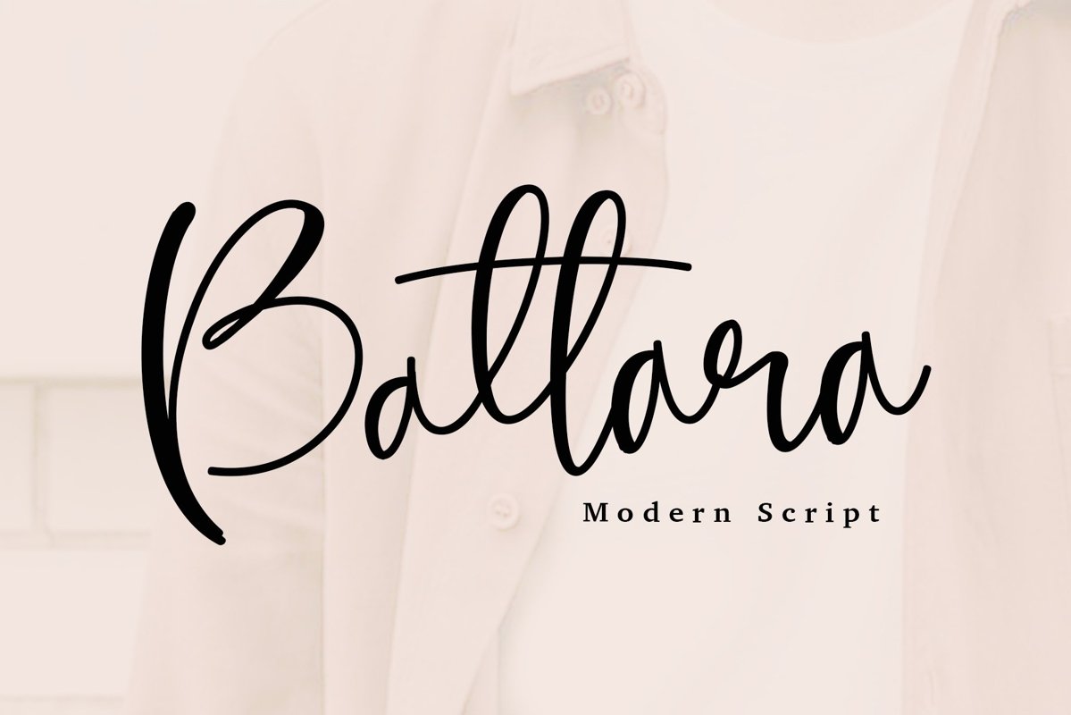 Battara script font example image 1