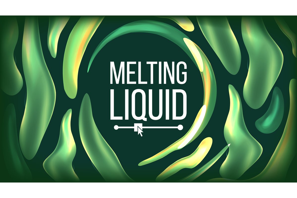 Fluid Liquid Background Vector. Futuristic Design. Abstract example image 1