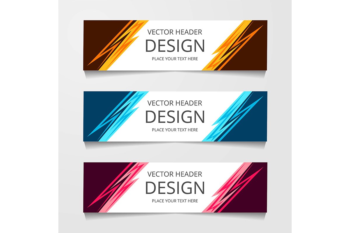 Set Of Modern Global Business Design Banner Template example image 1