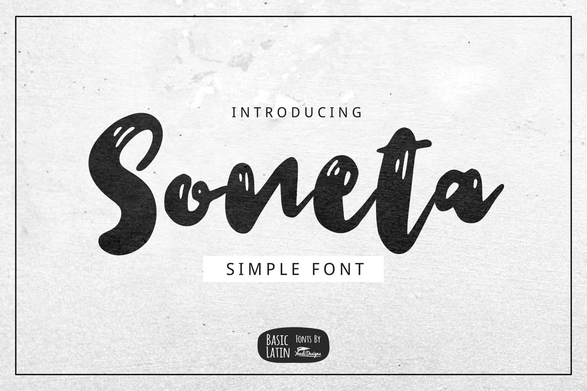 Soneta Font example image 1