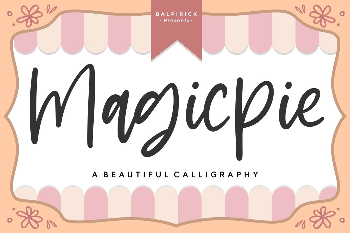 Magicpie Beautiful Calligraphy example image 1