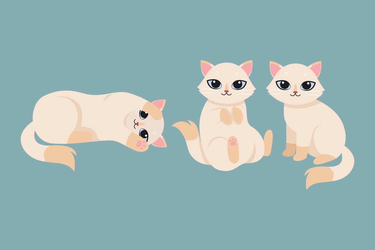 Kitten Illustrations example image 1