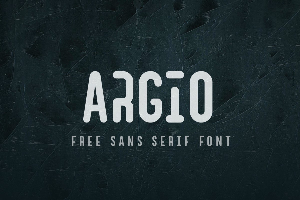 Argio Family- Sans Serif with optional Stencils example image 1