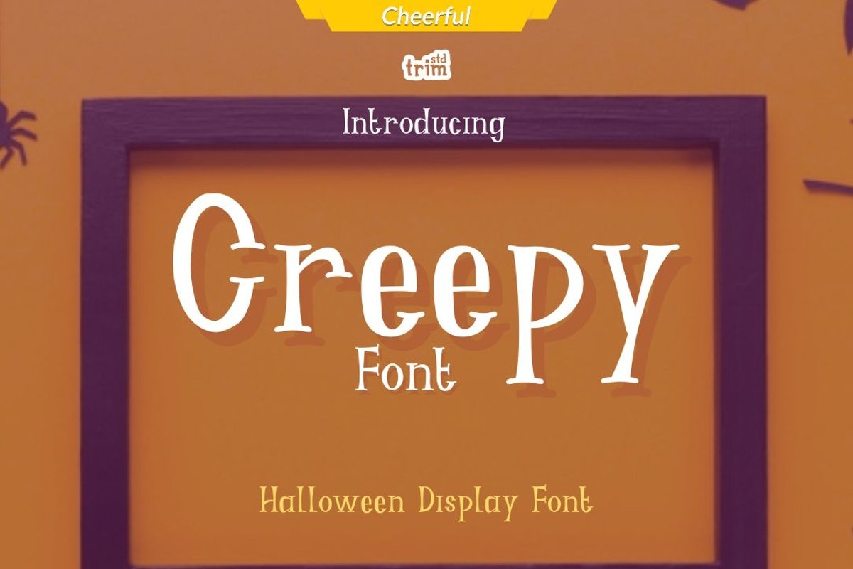 Creepy - Halloween Fright Font example image 1
