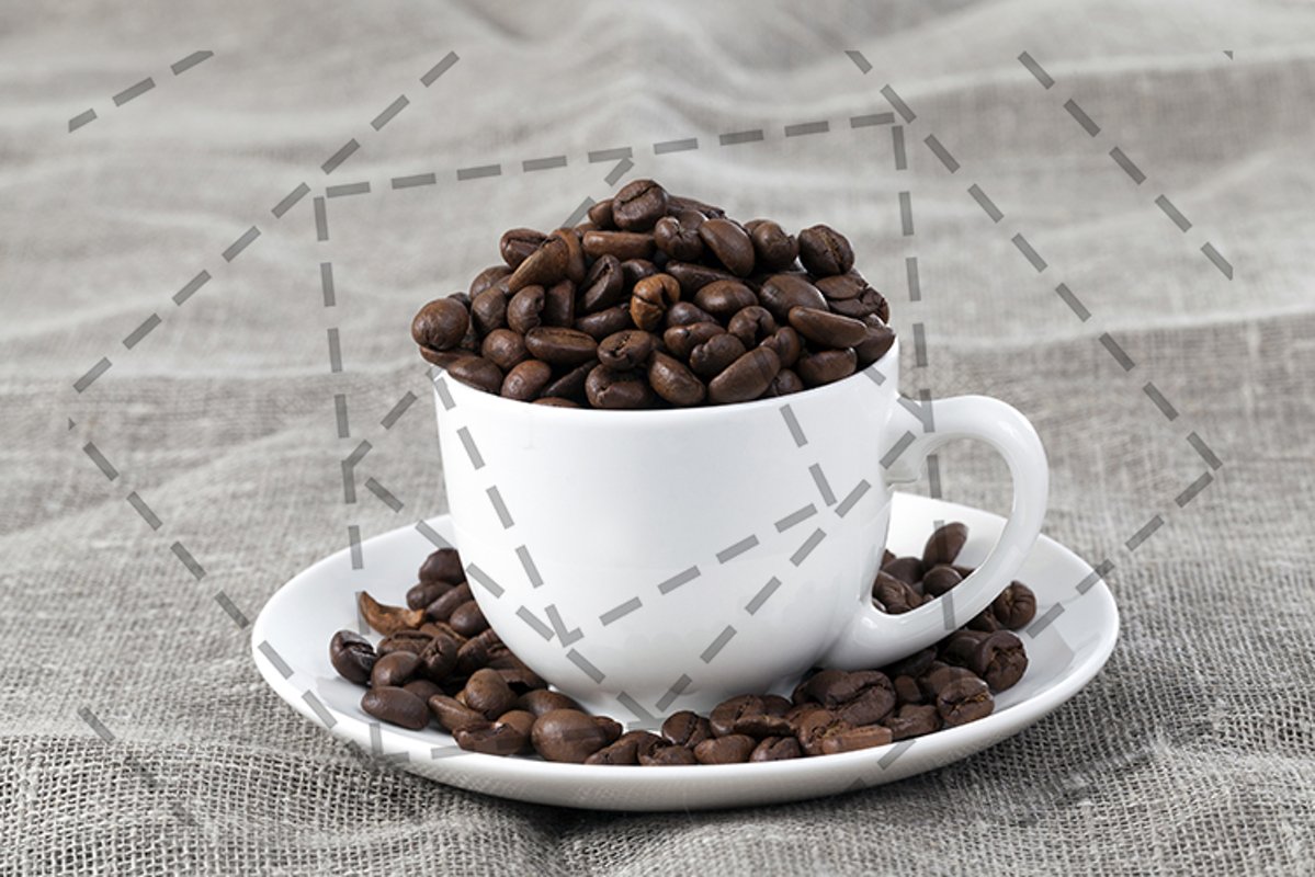 grains of roasted coffee example image 1