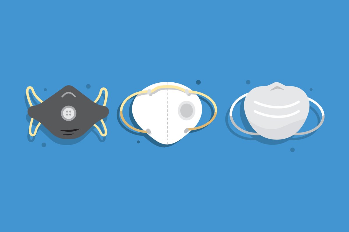 Face Mask Illustrations example image 1