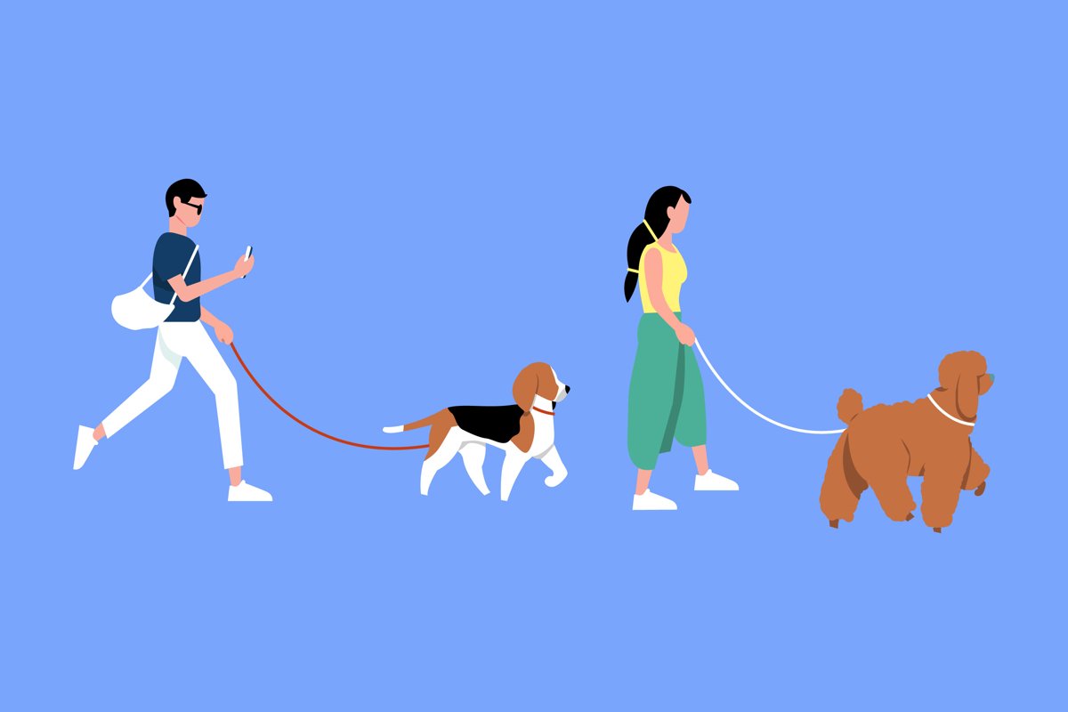 People Walking the Dog example image 1