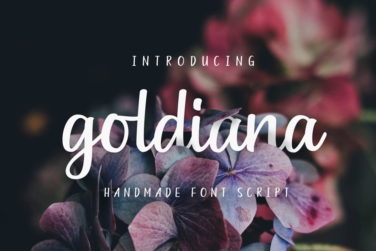 Goldiana - Font Script example image 1