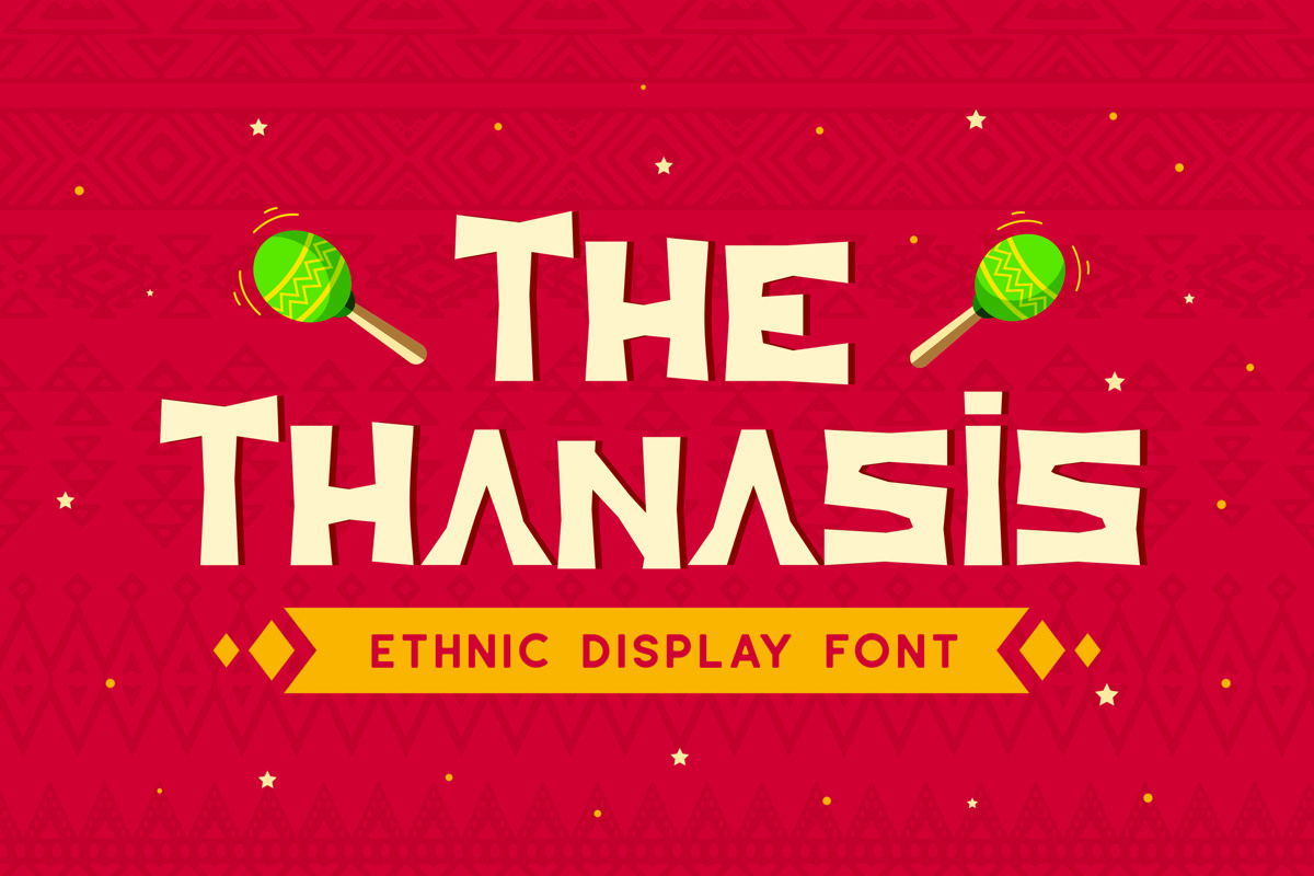 Thanasis - Ethnic Display Font example image 1