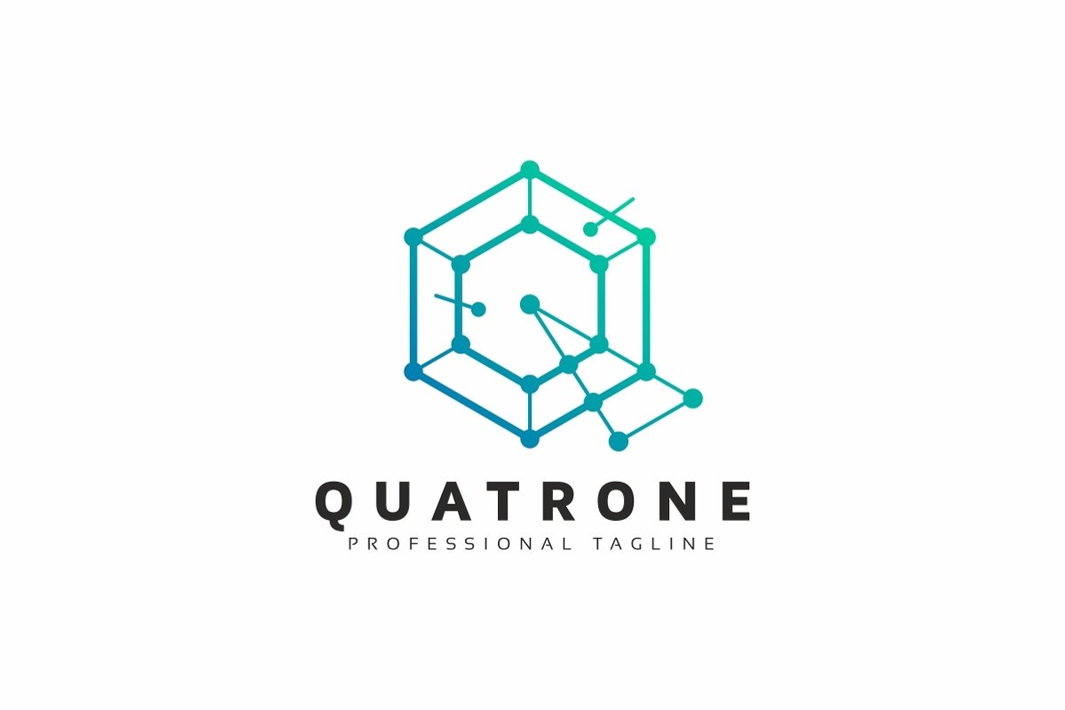 Quatrone Q Letter Logo example image 1