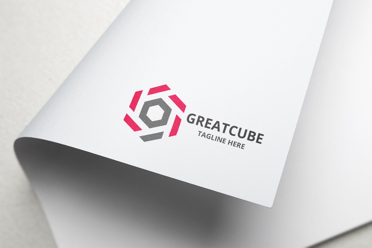 Great Cube Letter G Logo example image 1