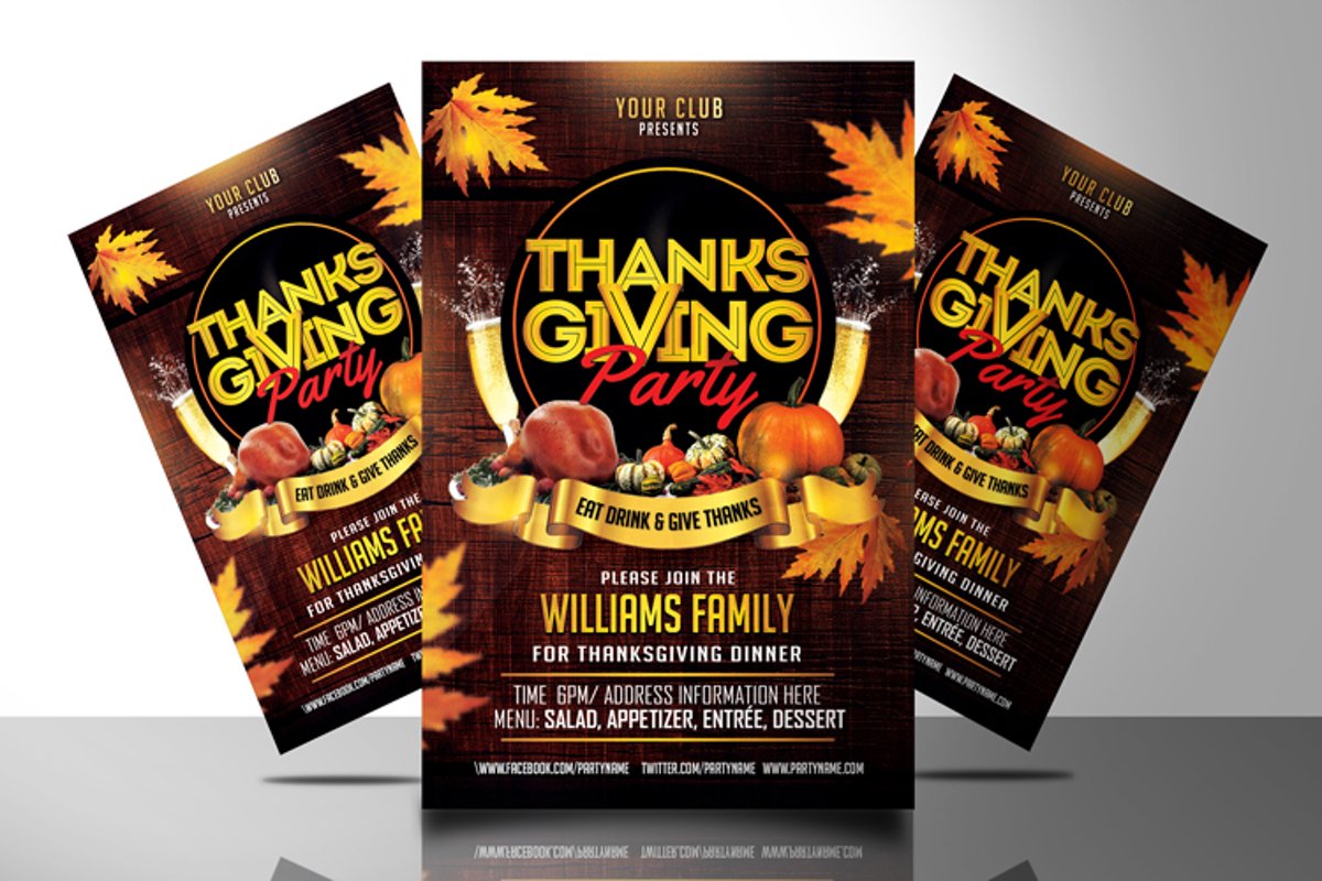 THANKSGIVING FLYER example image 1