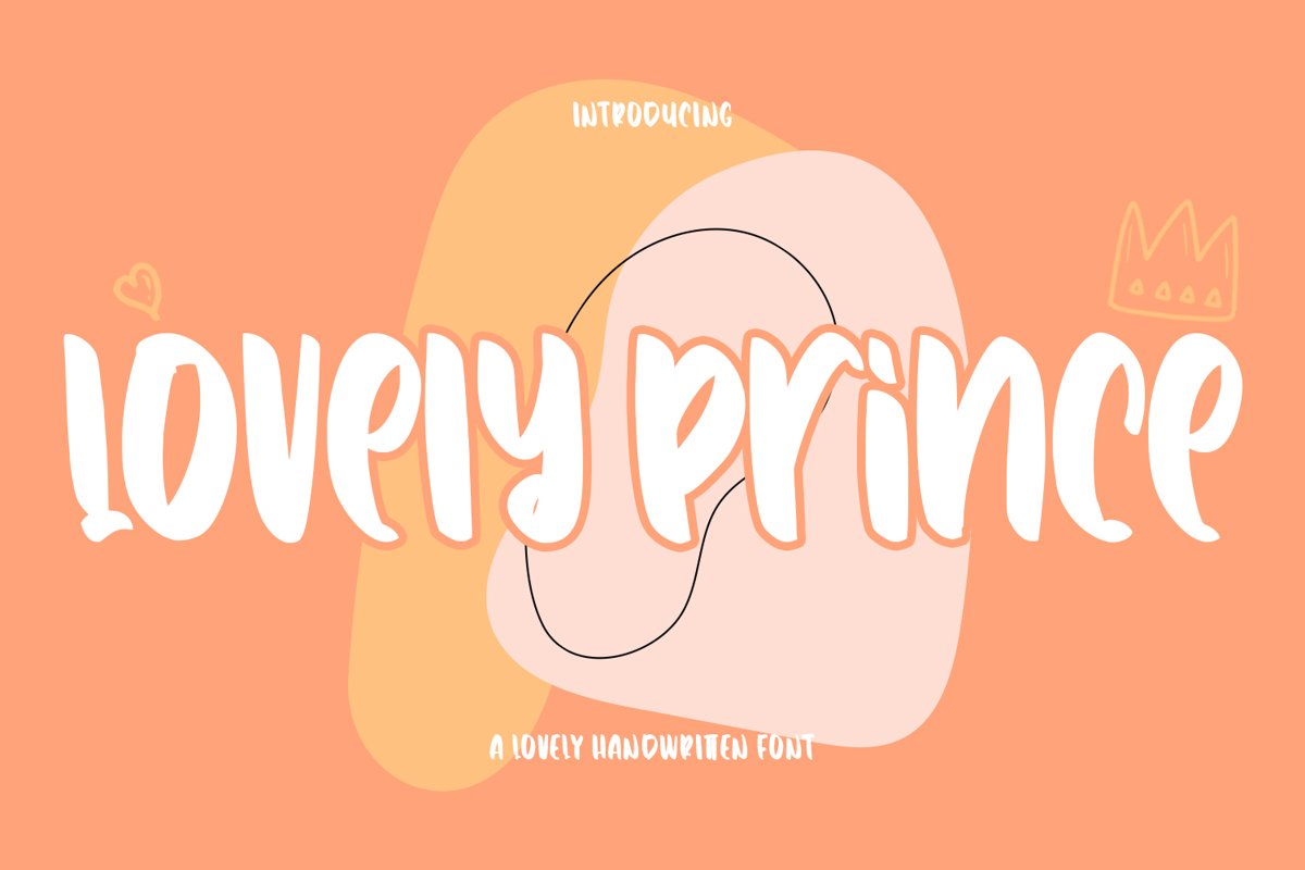 Lovely Prince - Lovely Handwritten Font example image 1