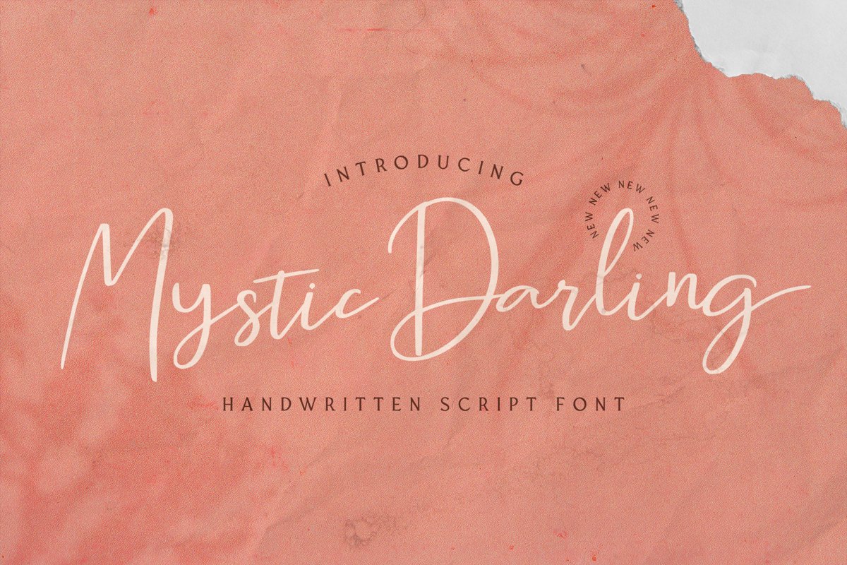 Mystic Darling - Handwritten Font example image 1