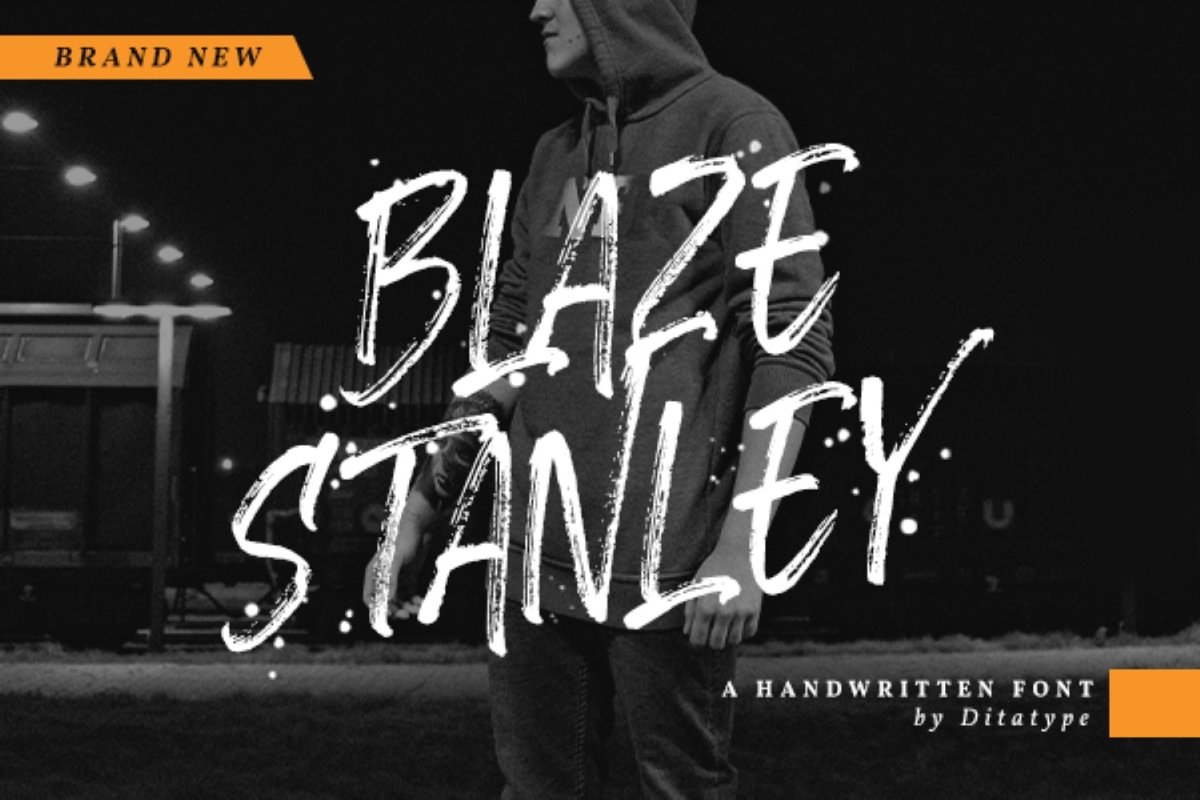 Blaze Stanley - Brush Font example image 1
