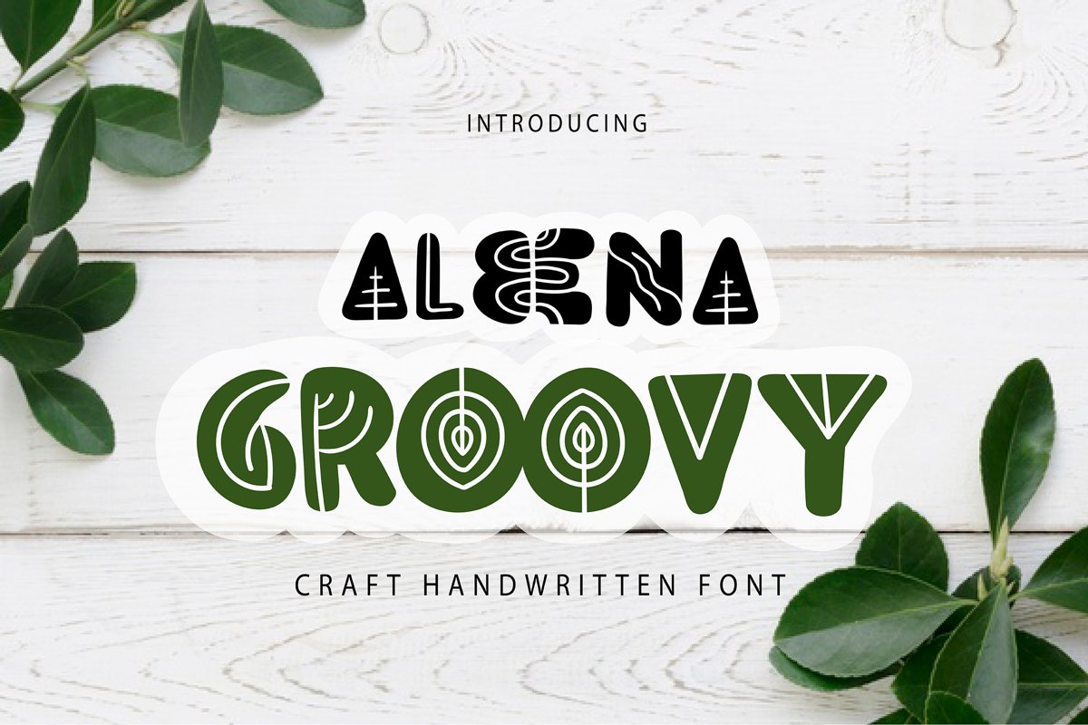 Aleena Groovy | Craft Handwritten Font example image 1