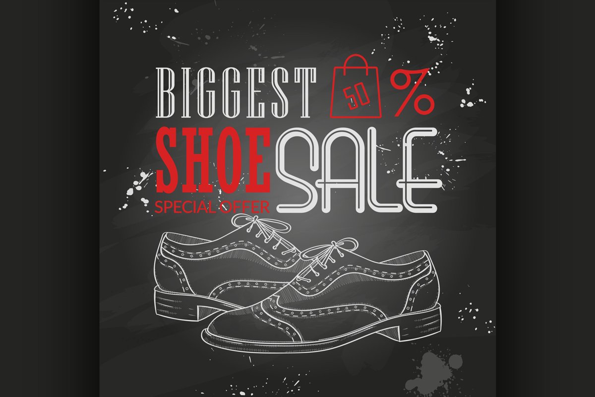Fashion vector sketch womens shoes. example image 1