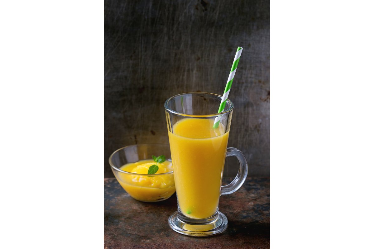 Fresh mango smoothie example image 1