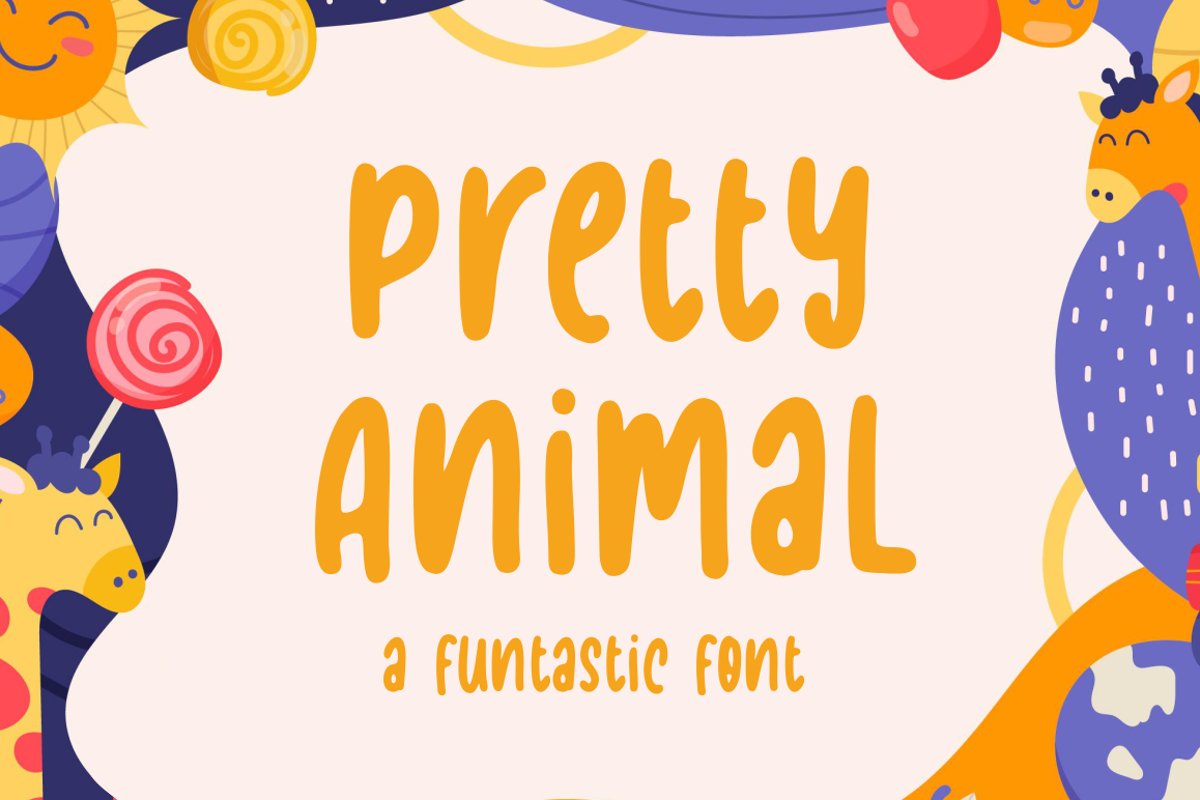 Pretty Animal - Handwritten Font example image 1