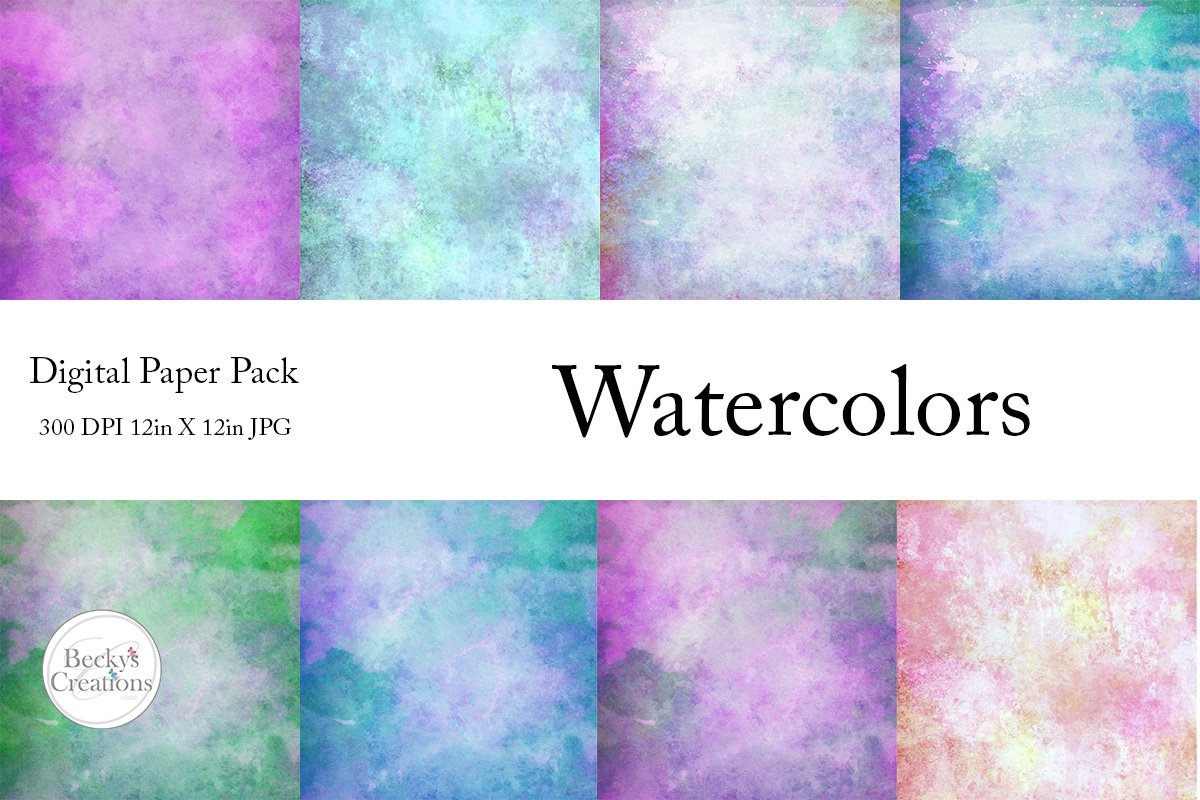 Watercolor Paper Pack example image 1