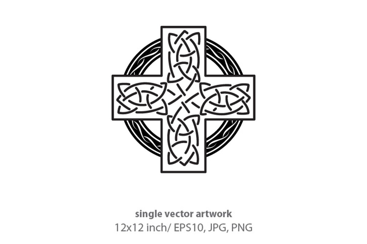 Simple Celtic Border- single vector artwork example image 1