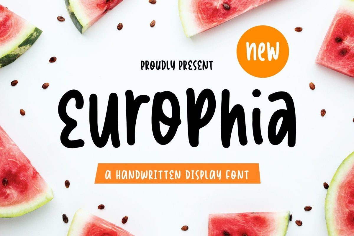 Europhia - Handwritten Display Font example image 1