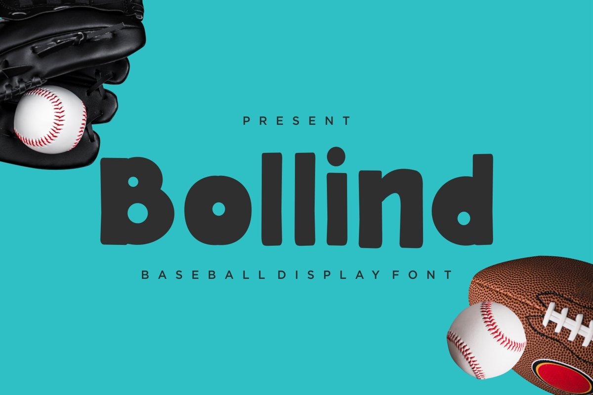 Bollind - Baseball Display Font example image 1