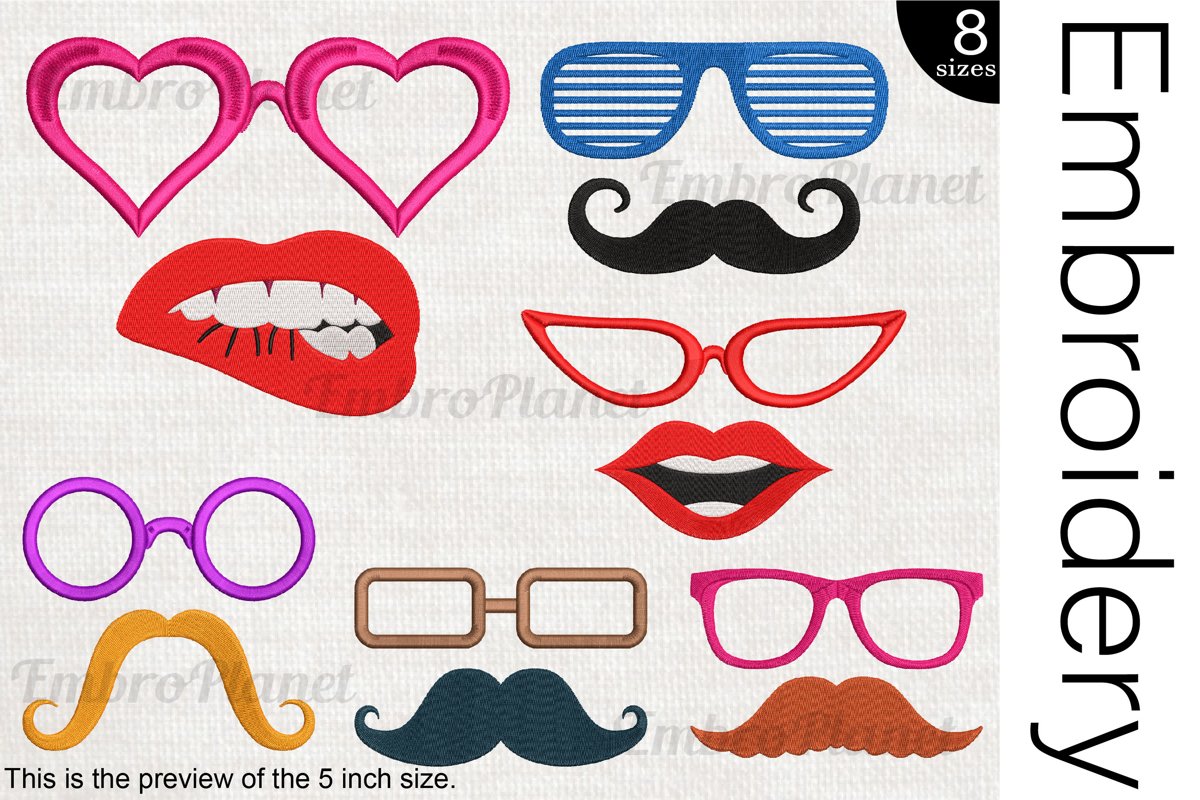 Props - Embroidery files - 1502e example image 1