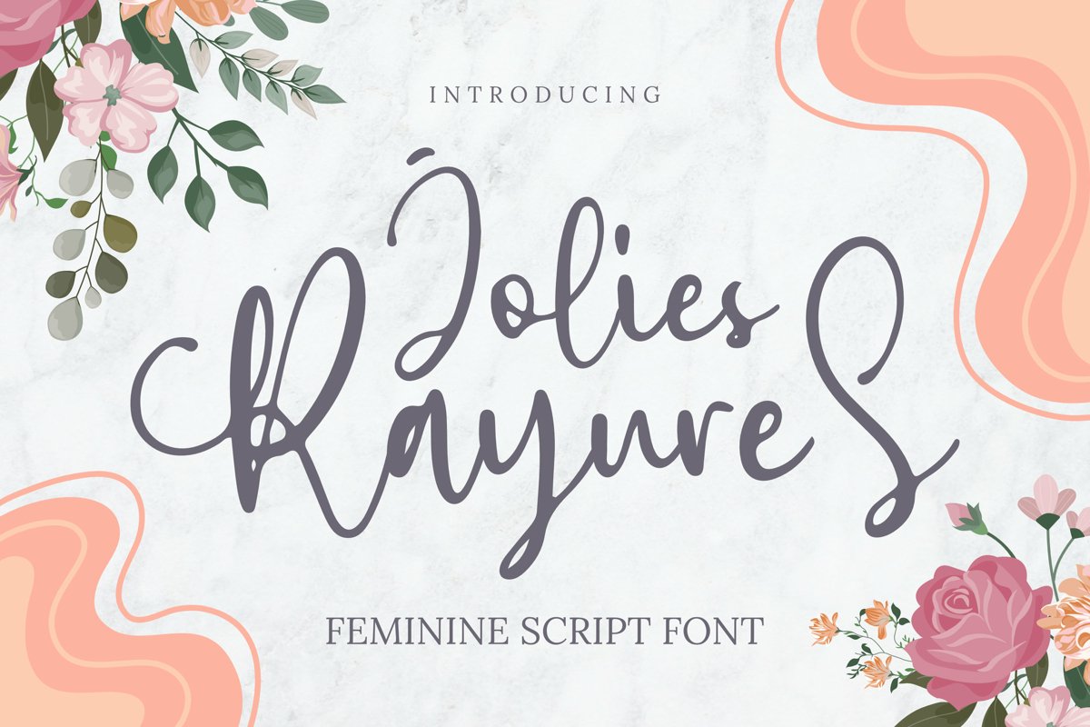 Jolies Rayures Font example image 1