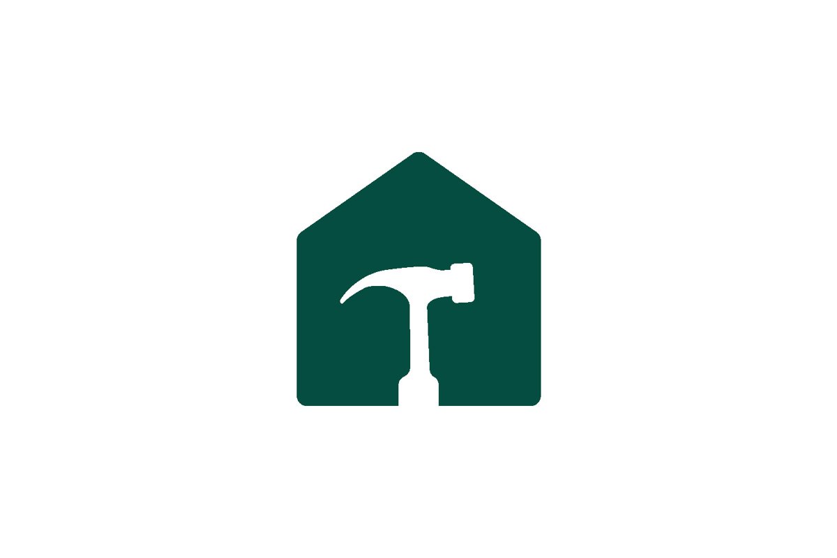 Home Repair Logo Design vector isolated example image 1