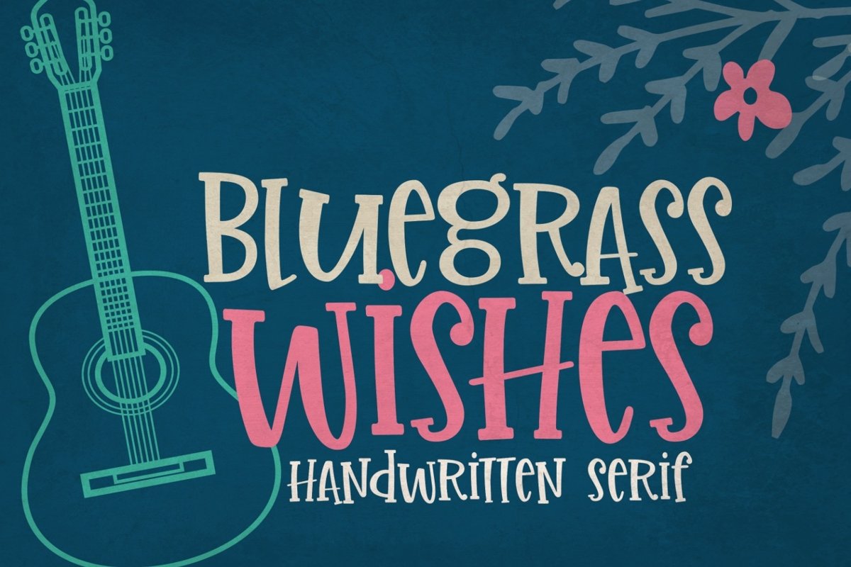 Bluegrass Wishes | Crafter Friendly Font example image 1