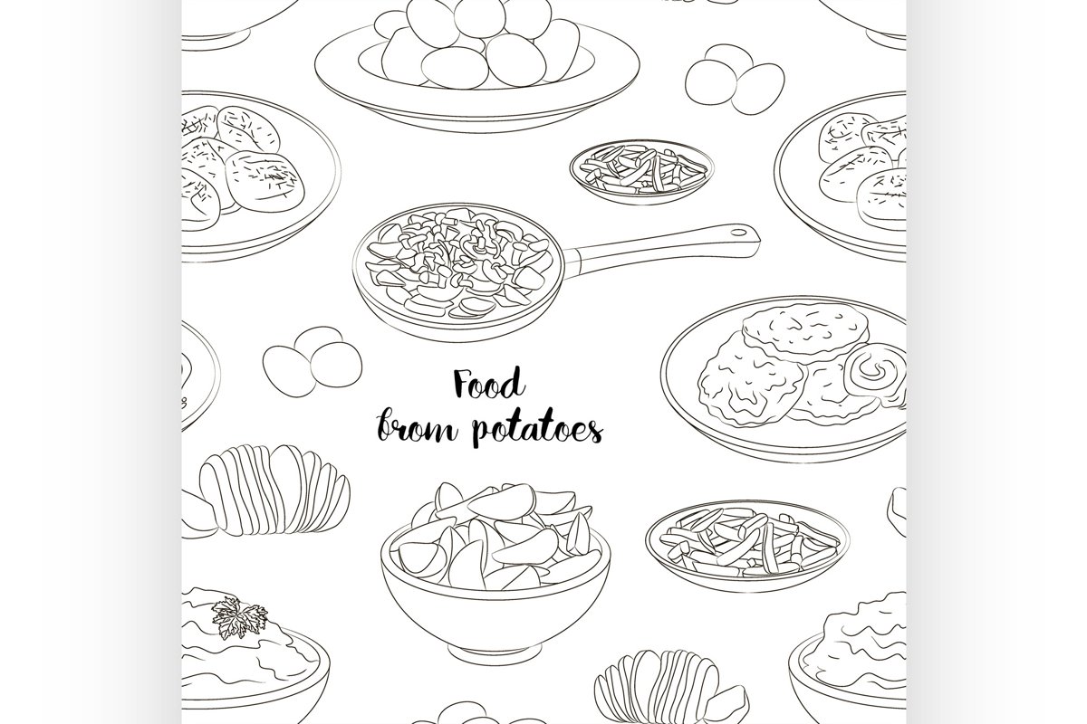 Food from potatoes pattern example image 1