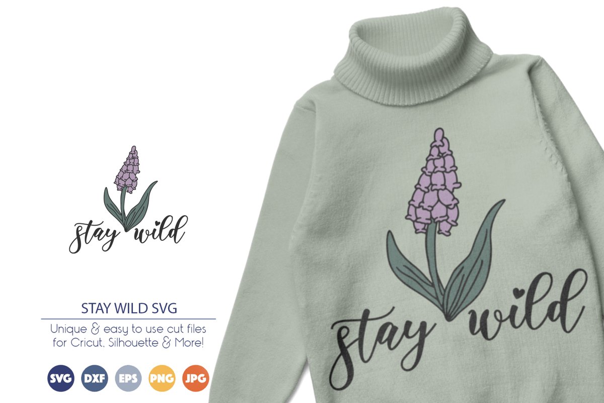 Wildflower SVG | Stay Wild SVG example image 1